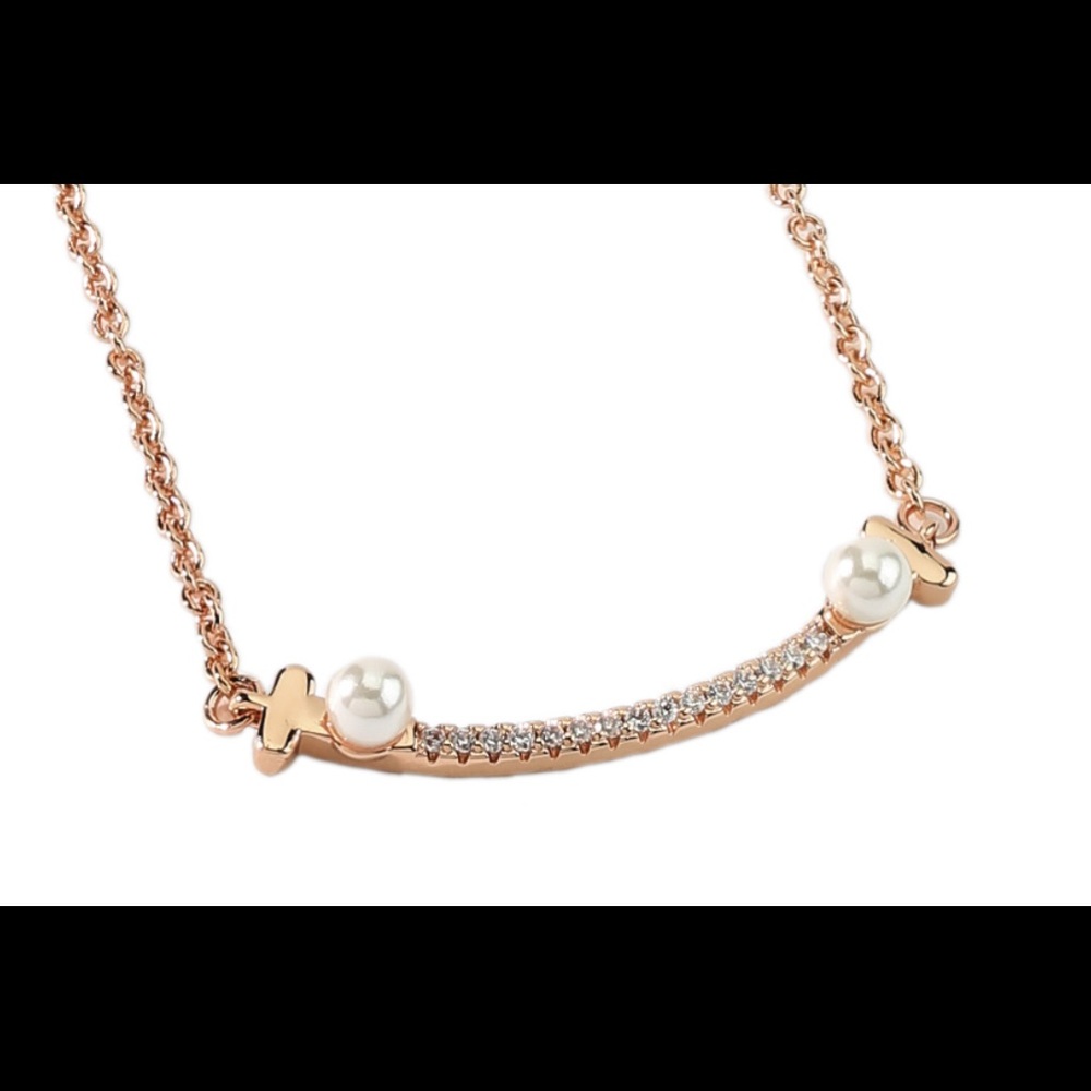 NWT Park Lane Blossom Necklace, Rose Gold